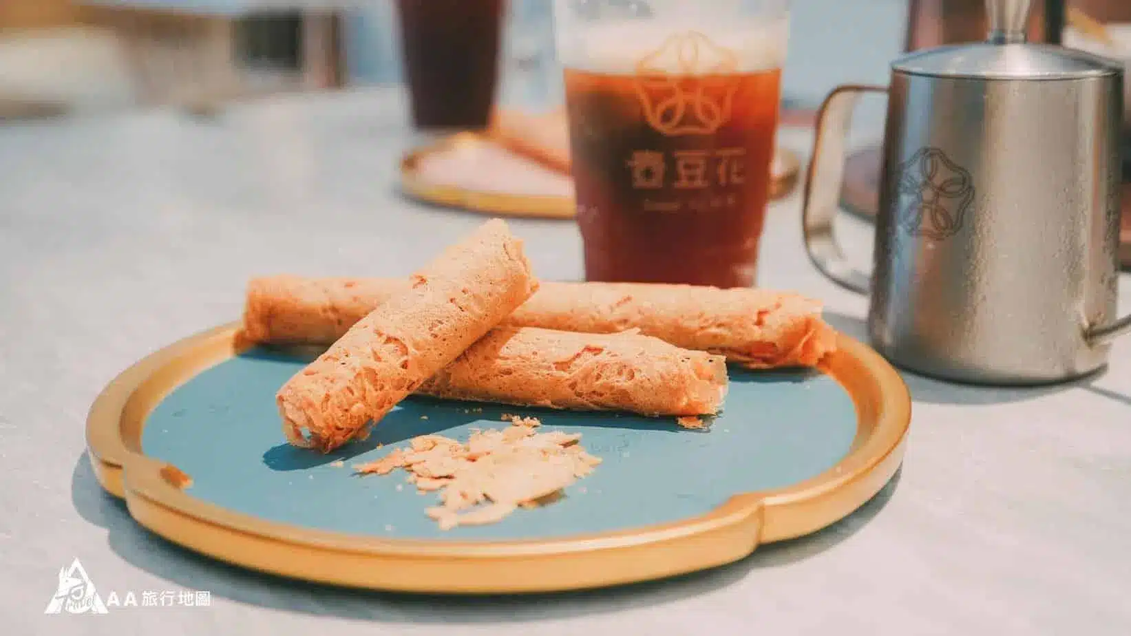 Pot bean flower is delicious and good-looking pot egg rolls