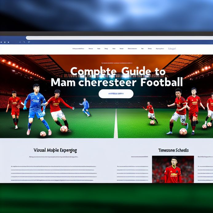 曼徹斯特足球終極指南:歷史賽程球員分析一次掌握,台灣球迷必看攻略 曼徹斯特足球終極指南:歷史賽程球員分析一次掌握,台灣球迷必看攻略