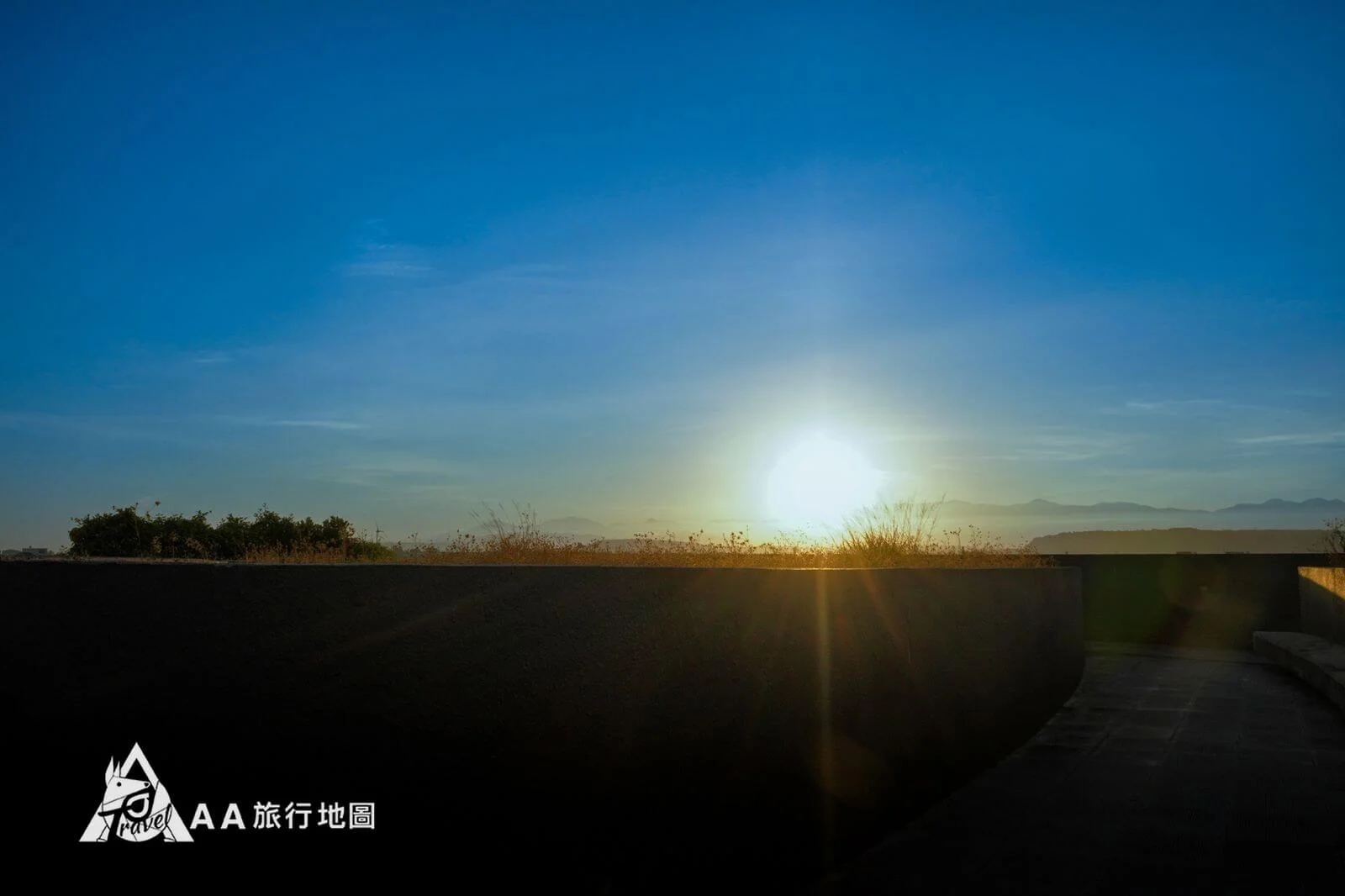 Sunset and sunrise in Taichung