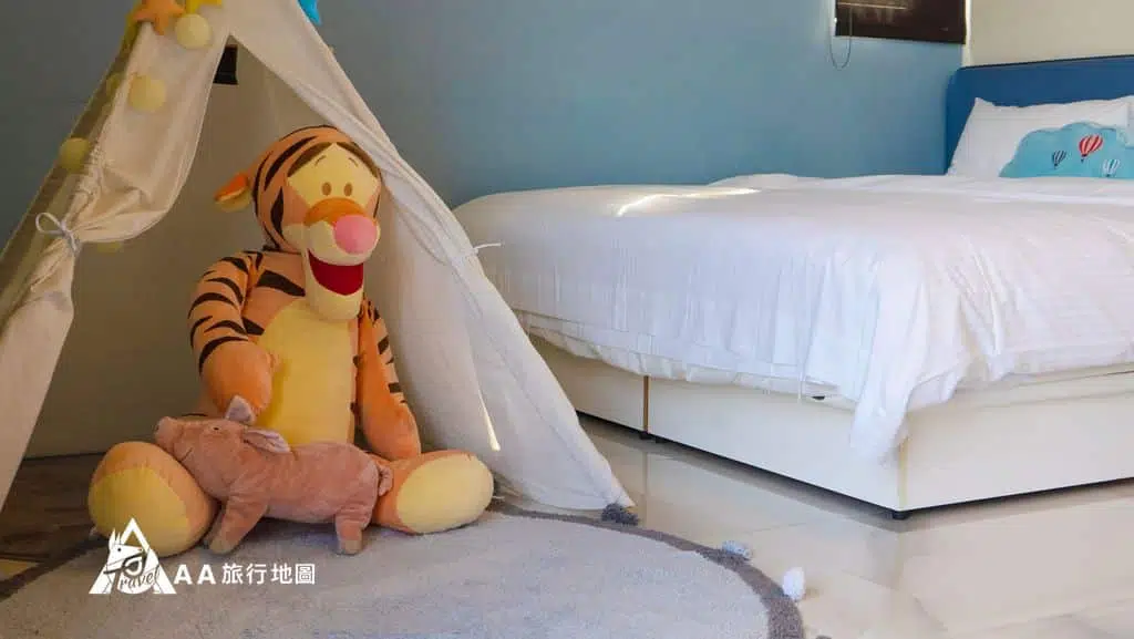 少冰半糖房間內有小帳篷