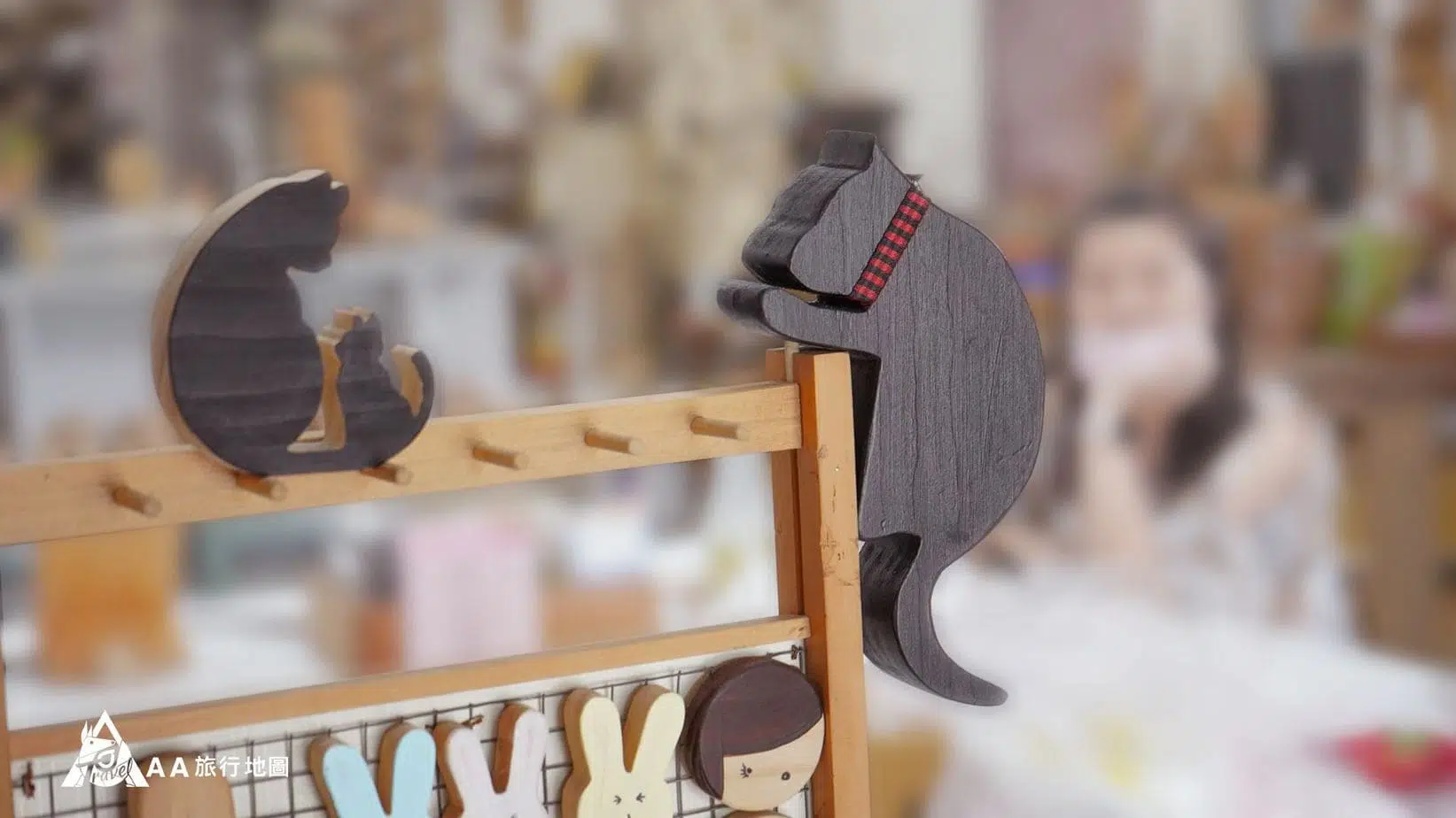 Let's walk in the forest cute cat ornaments